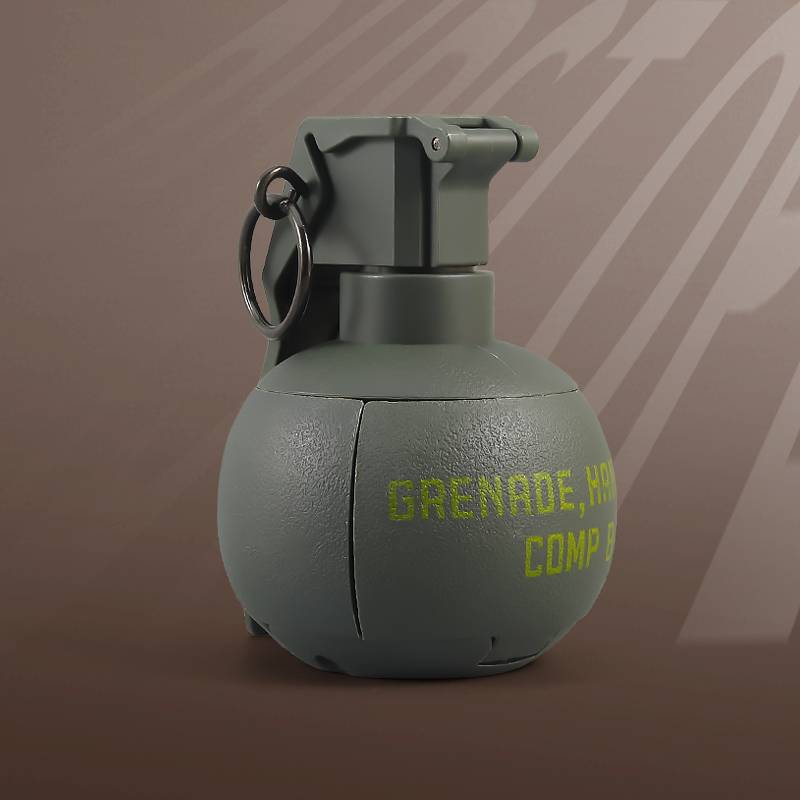 THE NEW M67-NILONG GREEN GRENADE CAN BE RECYCLED